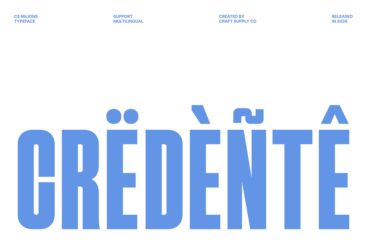 CS Milions – Condensed Font, a Sans Serif Font by Craft Supply Co. (Photo 7 of 8)