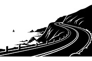 Coastal Curved Roadscape Bundle, a Graphic by musafir_fashion (Thumbnail 8 of 14)