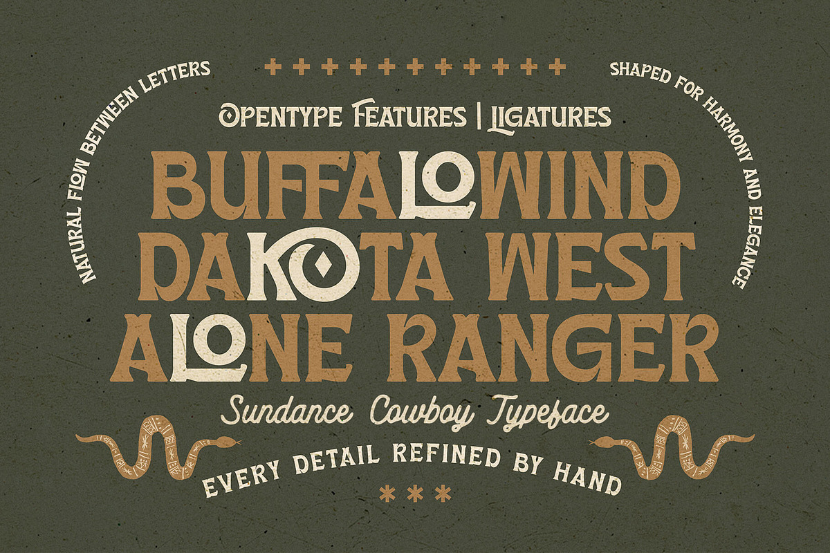 Sundance Cowboy - Font Duo, a Serif Font by Get Studio (Photo 7 of 11)
