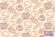 Hand-drawn Bread Pattern, a Pattern Graphic by MISS CHATZ (Thumbnail 3 of 3)