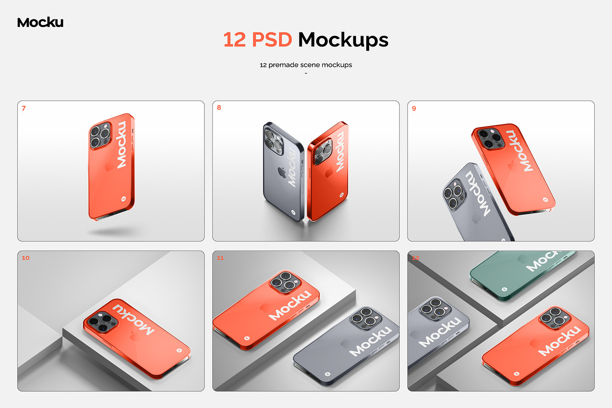 Iphone 14 Pro - Transparent Cases, an iPhone Mockup by Mocku (Photo 6 of 16)