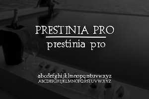 Font Prestinia PRO