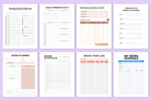 Productivity & Work Planner Canva