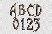 Burnt Relics Font, a Blackletter Font by Handmadefont (Thumbnail 6 of 16)