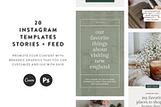 June Instagram Templates, a Social Media Template by Coded Creative (Thumbnail 1 of 5)
