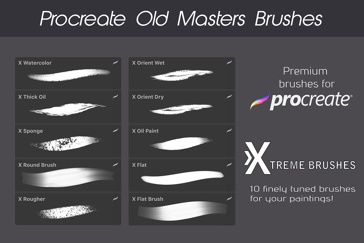 Procreate MEGA BUNDLE! (1K+ BRUSHES), a Brush Add-On by Extreme Brushes (Photo 27 of 47)