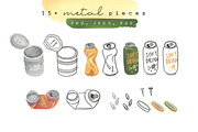 Recycle metal, an Illustration by Olga Bonitas (Thumbnail 3 of 5)