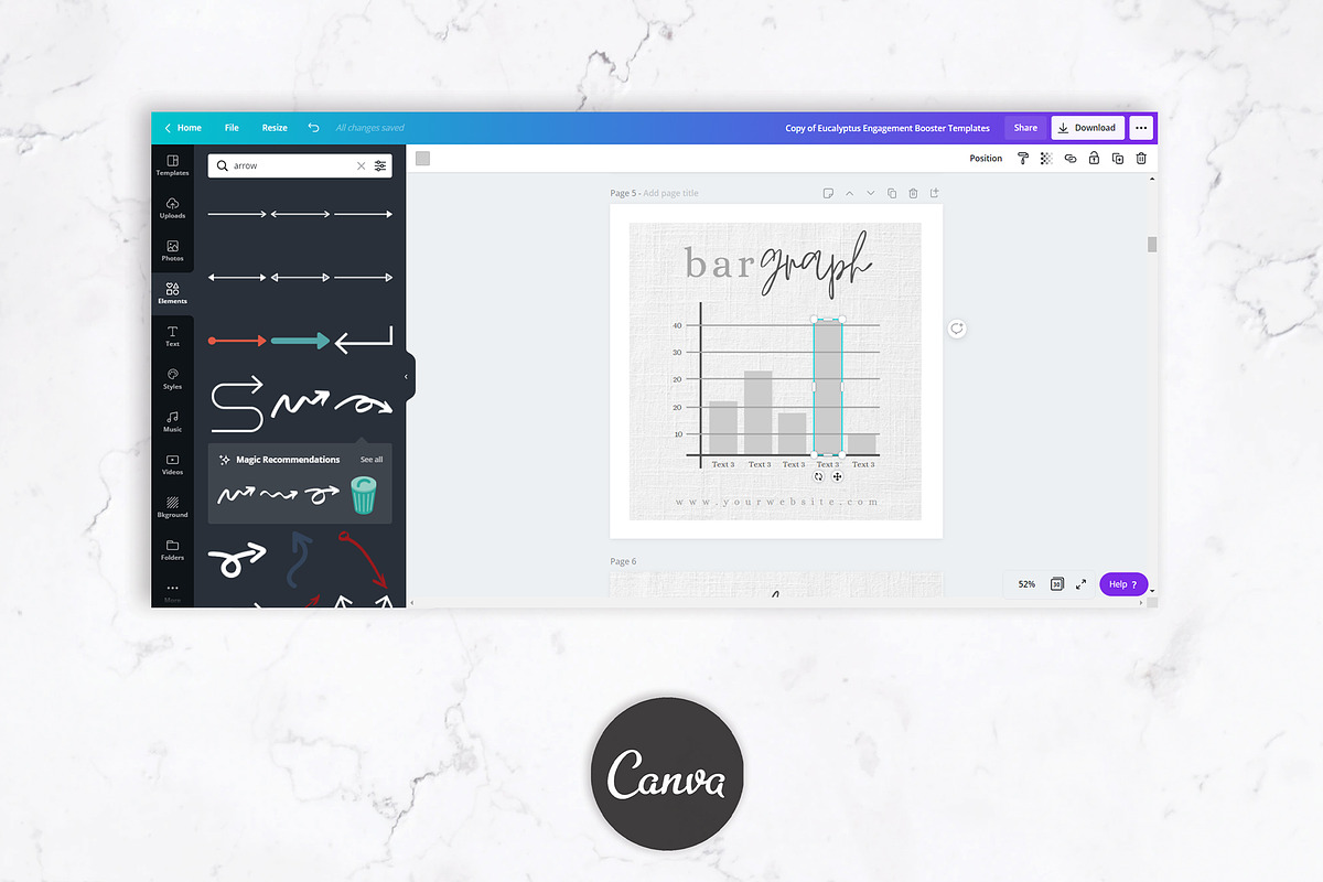 Instagram Engagement Booster | Canva, a Social Media Template by Thirty One Palms Studio (Photo 6 of 8)