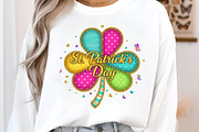 Patchwork St Patrick’s Day Shamrock, an Illustration by designcity5 (Thumbnail 2 of 9)