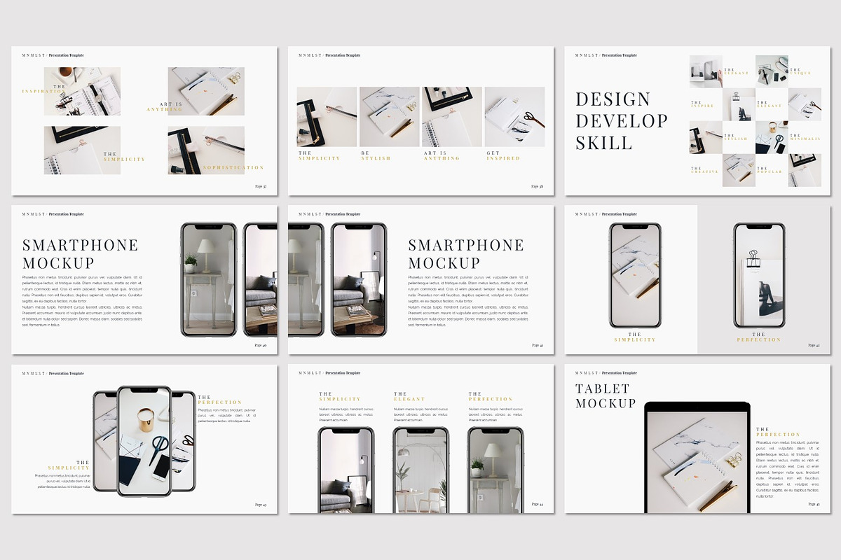 MNMLST - Keynote Template, a Presentation Template by deasign (Photo 6 of 10)