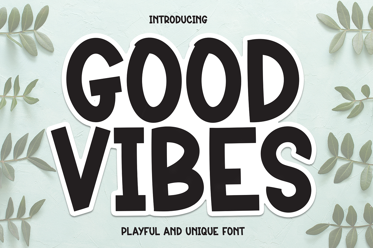 Good Vibes | Script Font, a Script Font by Scratchones (Photo 1 of 8)