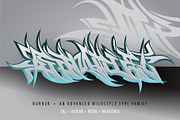 Burner - Wildstyle Graffiti Font, a Font by Graffiti Fonts® (Thumbnail 2 of 4)