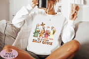 Silly Goose He is Risen Easter PNG, an Illustration by Daily.Designs (Thumbnail 4 of 5)