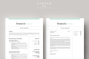 Modern Resume & CoverLetter Template, a Resume Template by careerboutique (Thumbnail 3 of 6)