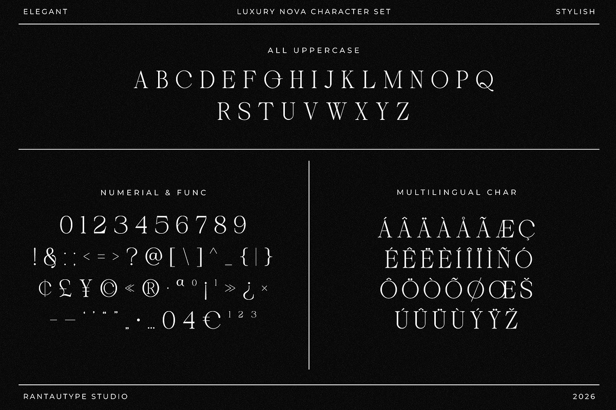 Luxury Nova a Elegant Serif Font, a Serif Font by RantautypeStudio (Photo 18 of 19)