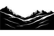 Mountain Range Silhouette, an Object Graphic by Designer_Momina (Thumbnail 6 of 20)
