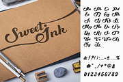 Sweet Ink Font Calligraphy, a Font by Sentavio (Thumbnail 4 of 6)