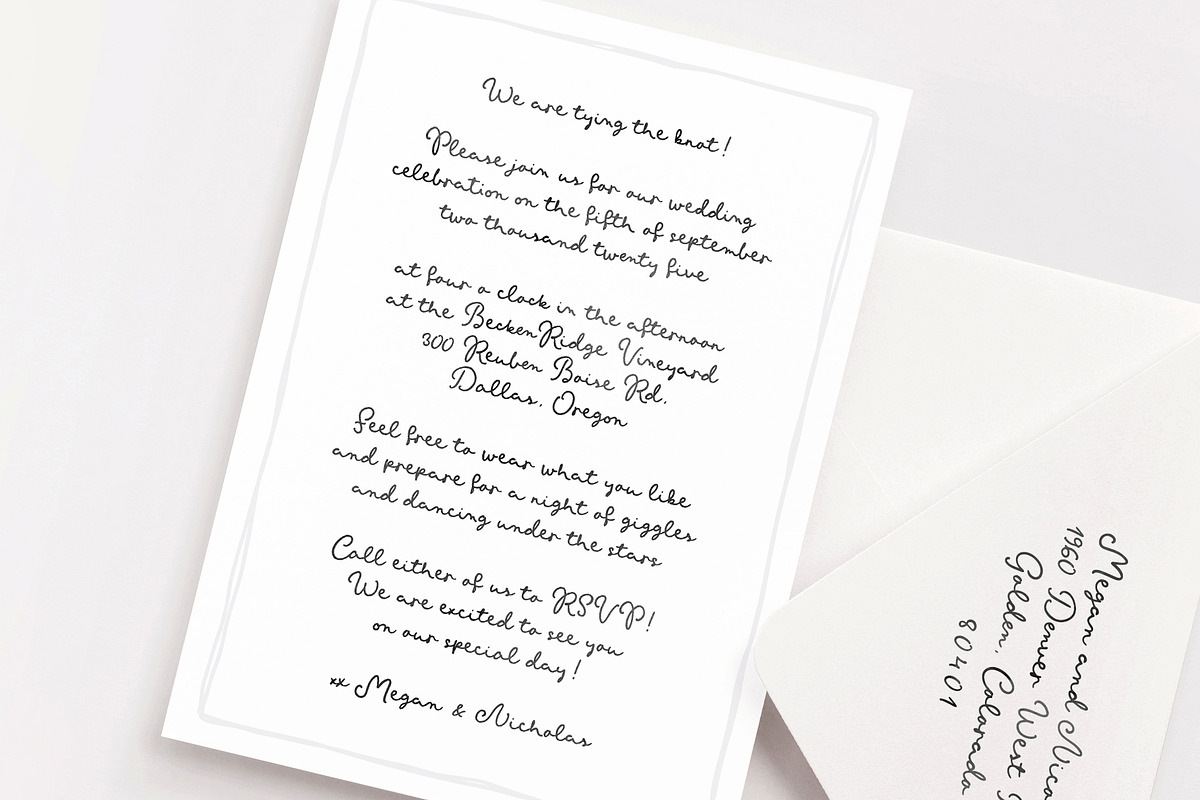 May Pearl | Handwritten Script, a Script Font by Pink Coffie (Photo 6 of 10)