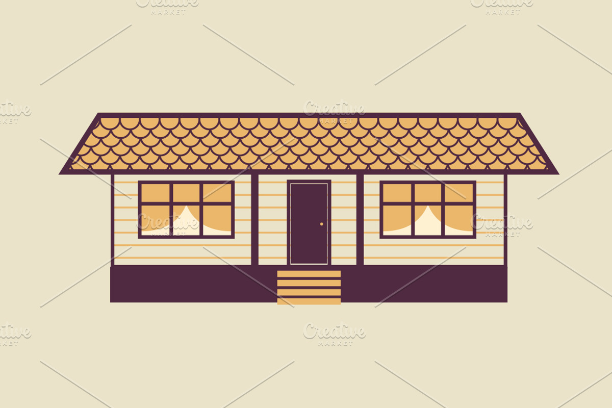 Cabin House, an Illustration by Ryder Doty