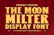 Moon Milter - Bold Display Font