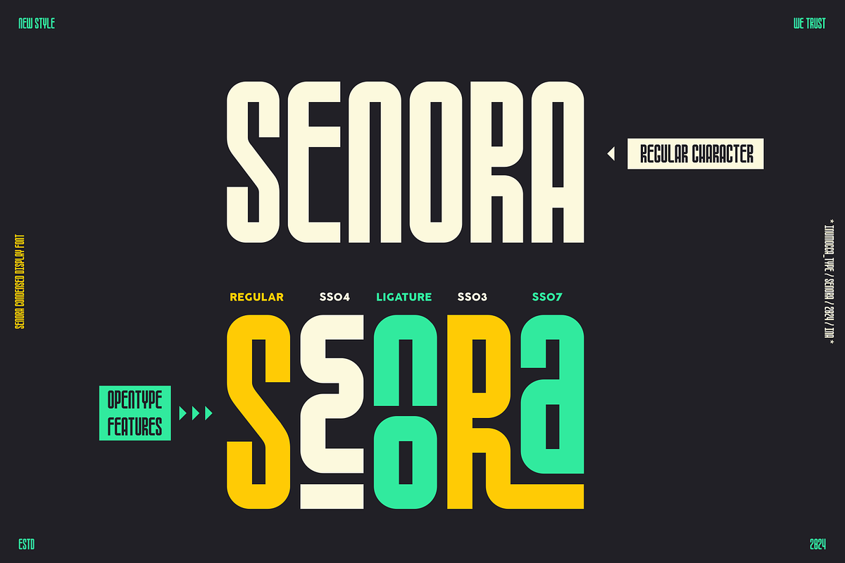 Senora Discount 20 Off, a Sans Serif Font by inumocca_type (Photo 2 of 15)