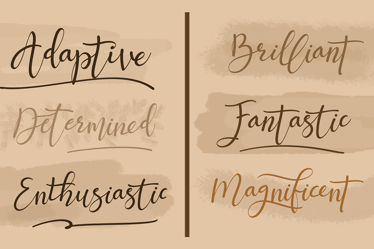 Jettiares Script Font, a Script Font by Letterhanna Studio (Photo 9 of 15)