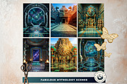 Aztec Backdrops Mythology Papers, a Background Graphic by ThatsDesignArt (Thumbnail 8 of 14)