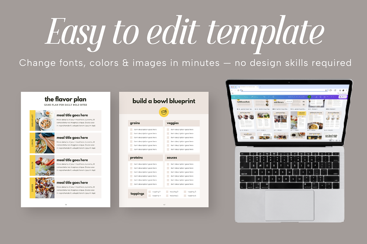 Food Blogger Template Bundle preview 8