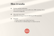 UGC Creator Portfolio Canva Website, a Landing Page Template by batang (Thumbnail 5 of 5)