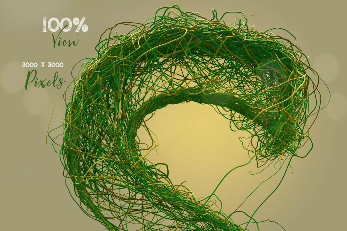 Wired Chaos - 3D Lettering, a Graphic by MIIM (Photo 3 of 7)