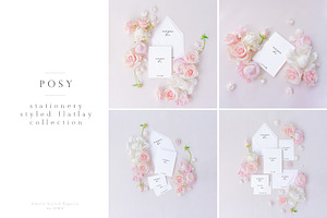 Card Mockup Bundle - Posy bundle