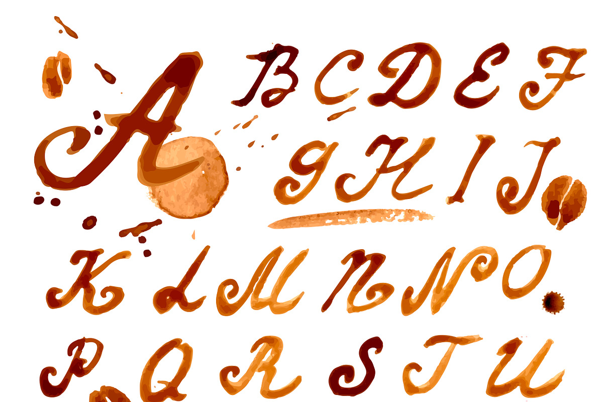 №12 Handwritten font coffee