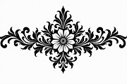 Vintage Flower Ornament Set, an Illustration by Creativeshirt (Thumbnail 9 of 21)