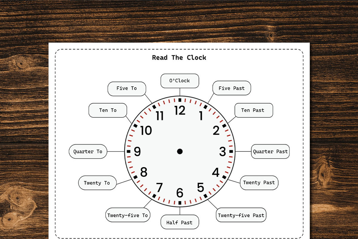 Telling Time Worksheets Printable, a Print Template by Graphicsnext (Photo 3 of 4)