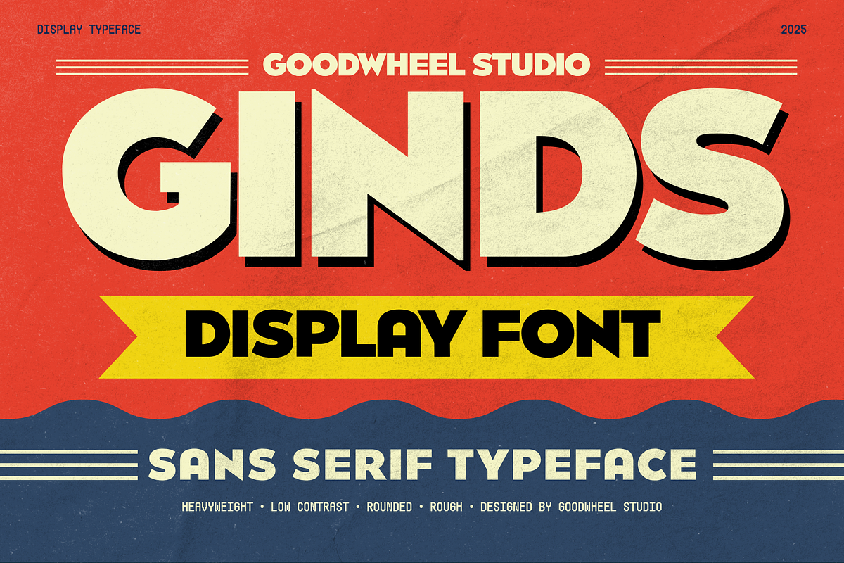 Ginds | Handwritten Typeface, a Handwritten Font by Goodwheel Studio (Photo 1 of 7)