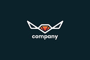Diamond eyes logo, a Branding & Logo Template by gagego (Thumbnail 2 of 3)