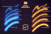Neon Procreate Brushes, a Brush Add-On by Andrew Skoch Design (Thumbnail 5 of 12)