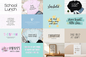 The Planner Font Bundle