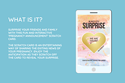 Pregnancy Reveal Scratch Off Card, an Email Template by SunshineStudioBoutique (Thumbnail 3 of 7)