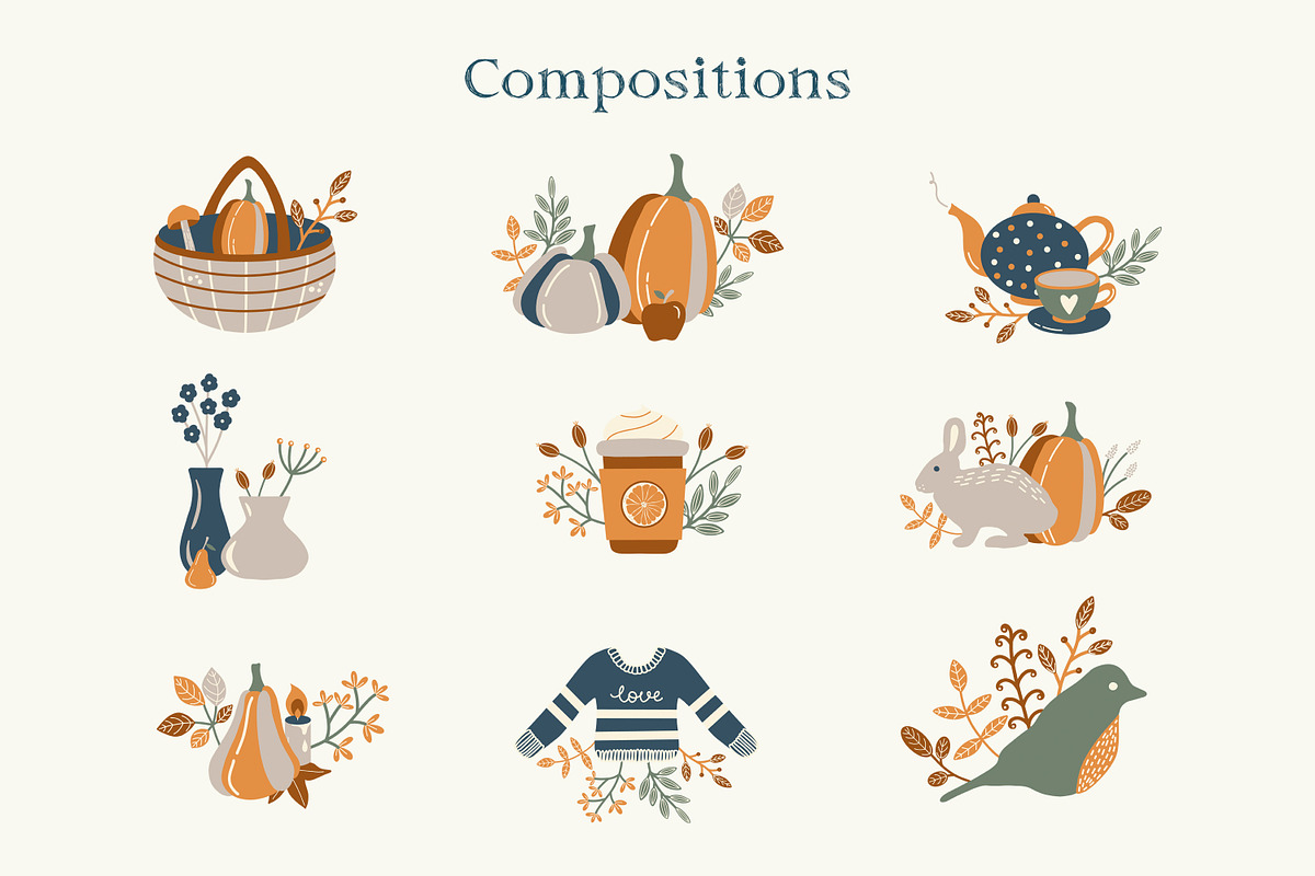 Scandinavian Autumn Collection, an Animal Illustration by Little Nordic Atelier (Photo 3 of 12)