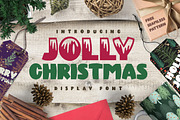 Jolly Christmas Font, a Font by caocastudio (Thumbnail 1 of 6)
