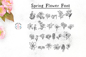 Spring Easter Dingbat 2 Fonts