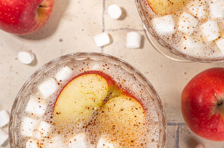 Apple cider marshmallow cocktail, a Food & Drink Photo by Rimma