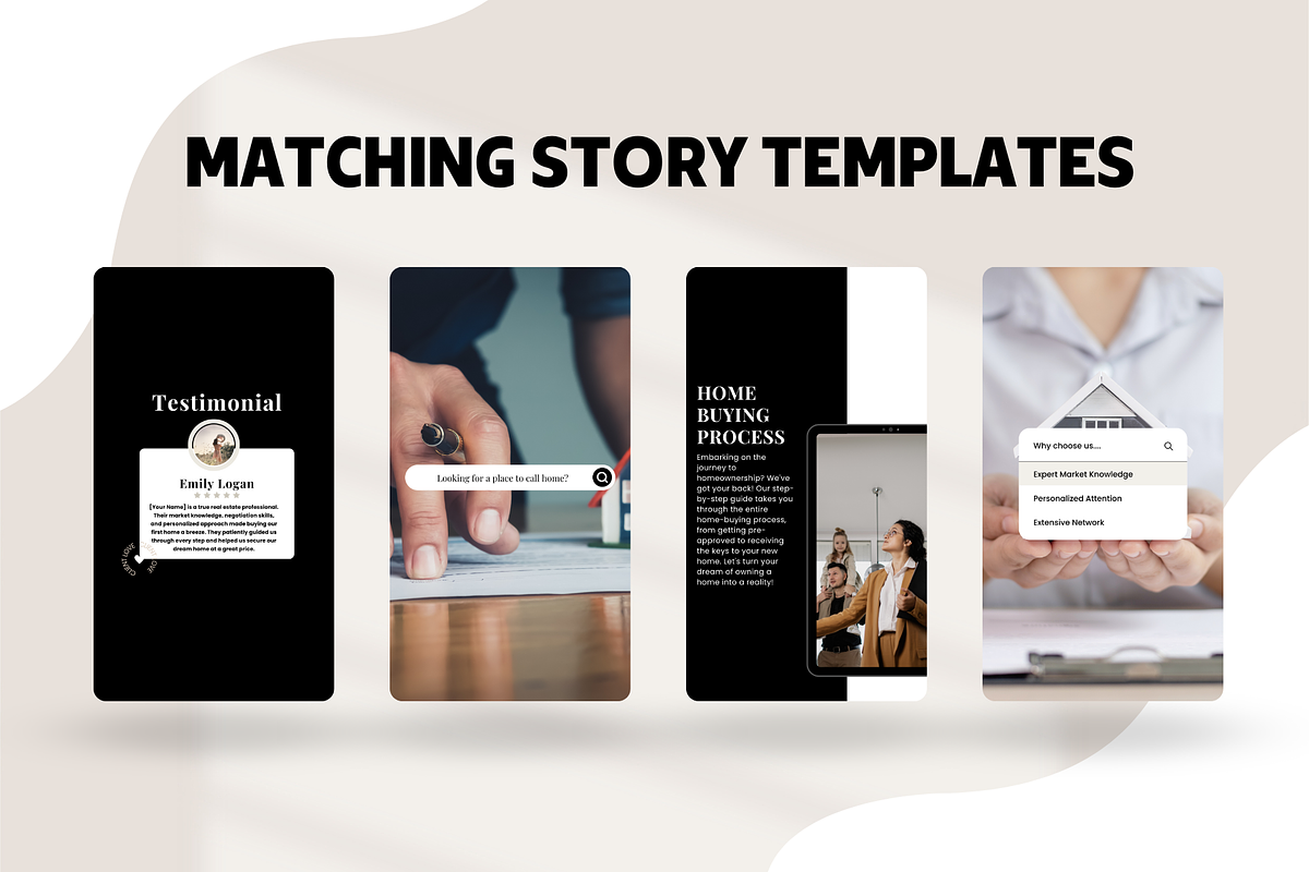 Real Estate Instagram Post Template, a Social Media Template by EliteMatidi (Photo 3 of 8)