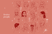 Christmas Illustrations + Lettering, a Seasonal Illustration by eclosque (Thumbnail 17 of 34)