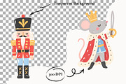 Nutcracker Ballet Clipart Christmas, a Seasonal Illustration by SugarCloudStudioArt (Thumbnail 2 of 6)