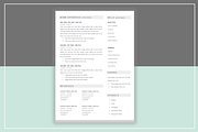 Resume Template & Cover Letter, a Resume Template by ResumeStudio (Thumbnail 2 of 4)