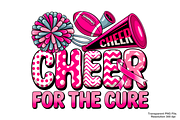 Cheer for the cure png sublimation, a Graphic by Clipart Bloom (Thumbnail 1 of 2)