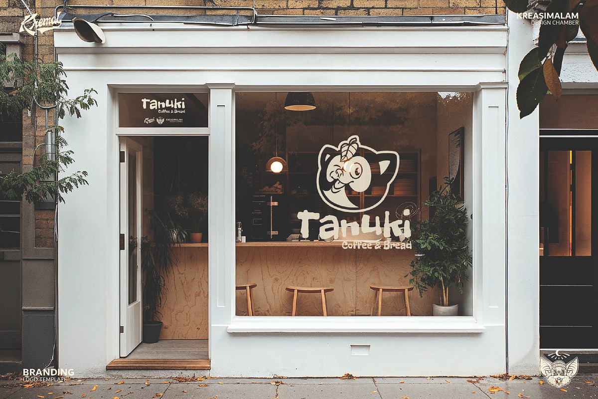 Tanuki Logo Template, a Branding & Logo Template by Kreasi Malam (Photo 5 of 10)