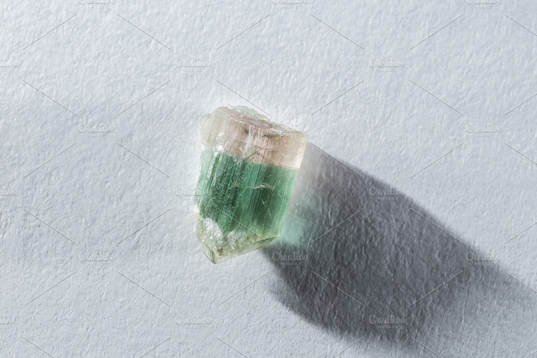Pink and Green Watermelon Tourmaline, an Industrial Photo by Andriana Syvanych